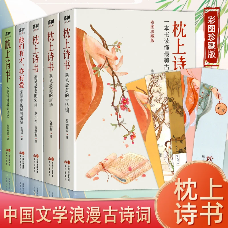 枕上诗书系列正版正版书彩图珍藏版 一本书读懂最美古诗词
