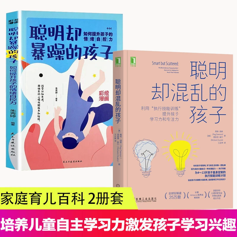 正版】聪明却混乱+暴躁的孩子提升孩子学习力和专注力父母家庭教育