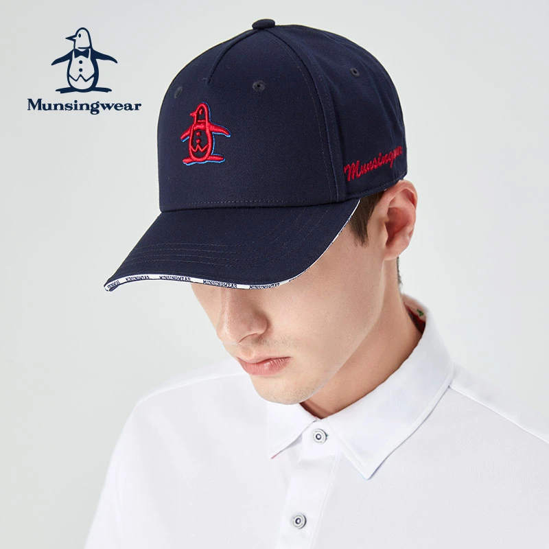 MUNSINGWEAR/万星威高尔夫球帽男新运动时尚男帽企鹅遮阳帽子