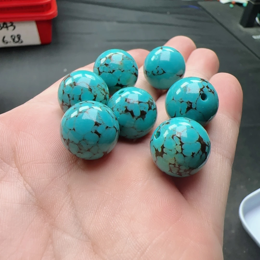 圆珠卡16mm湖北十堰铁线圆珠文玩配饰手工串珠创意DIY多样性发