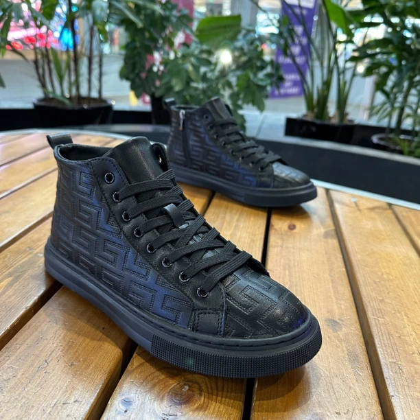 （单棉同款）板鞋纯色冬季高帮休闲鞋格子春秋青春潮流2627-19