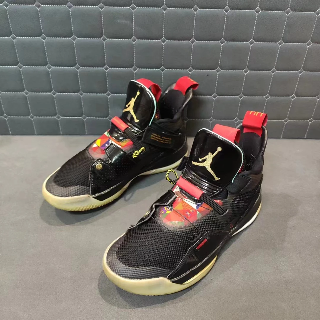 42码/9新/公价1199/AJ33 中国年 黑红/无盒/运动鞋/实战鞋/篮球鞋