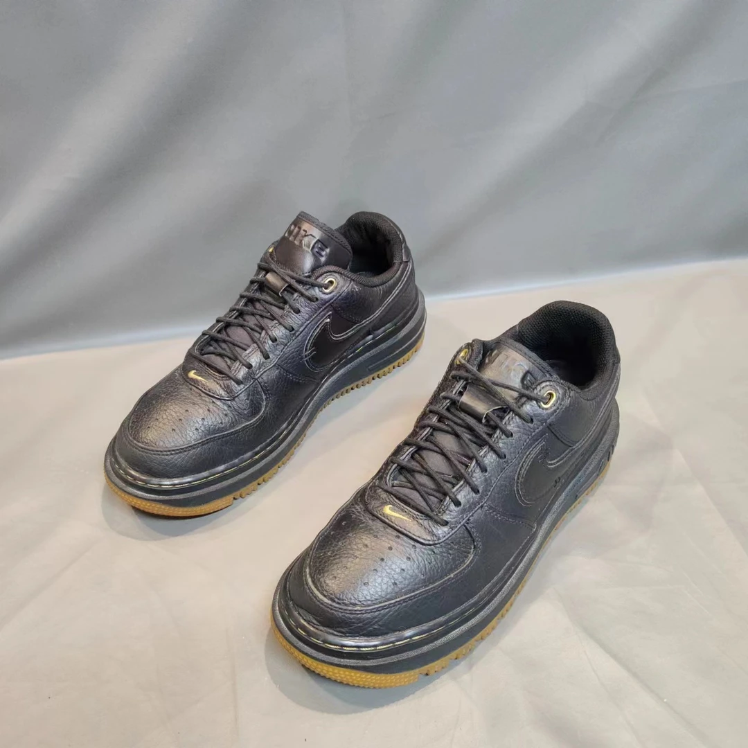 40.5码/90新/公价1019/AF1 空军 Luxe 黑生胶/无原盒/运动鞋/潮鞋