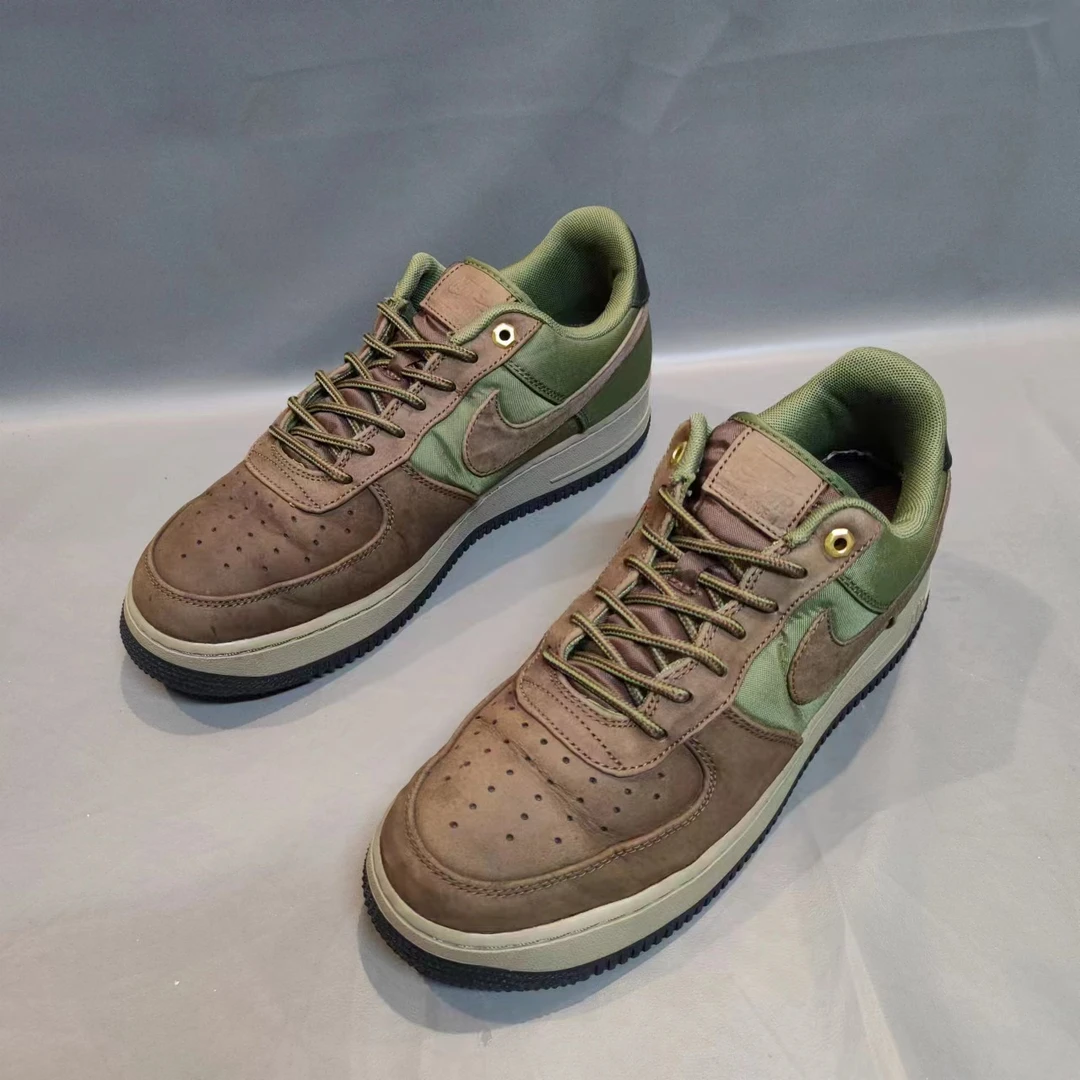 42.5码/90新/公价2599/AF1 空军 棕绿 低帮/无原盒/板鞋/潮鞋