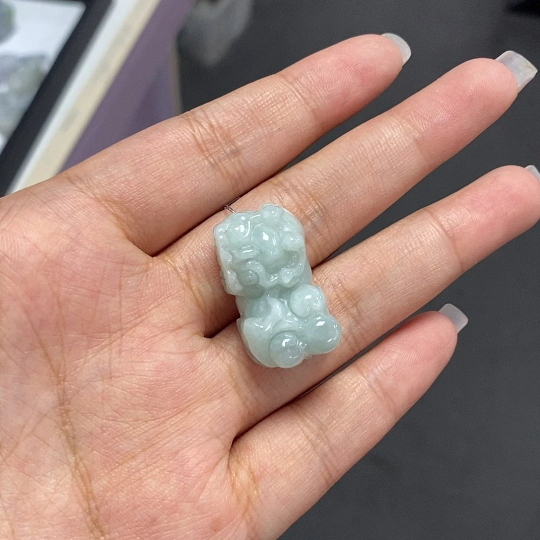 【闪购商品】翡翠颈饰未镶嵌貔貅