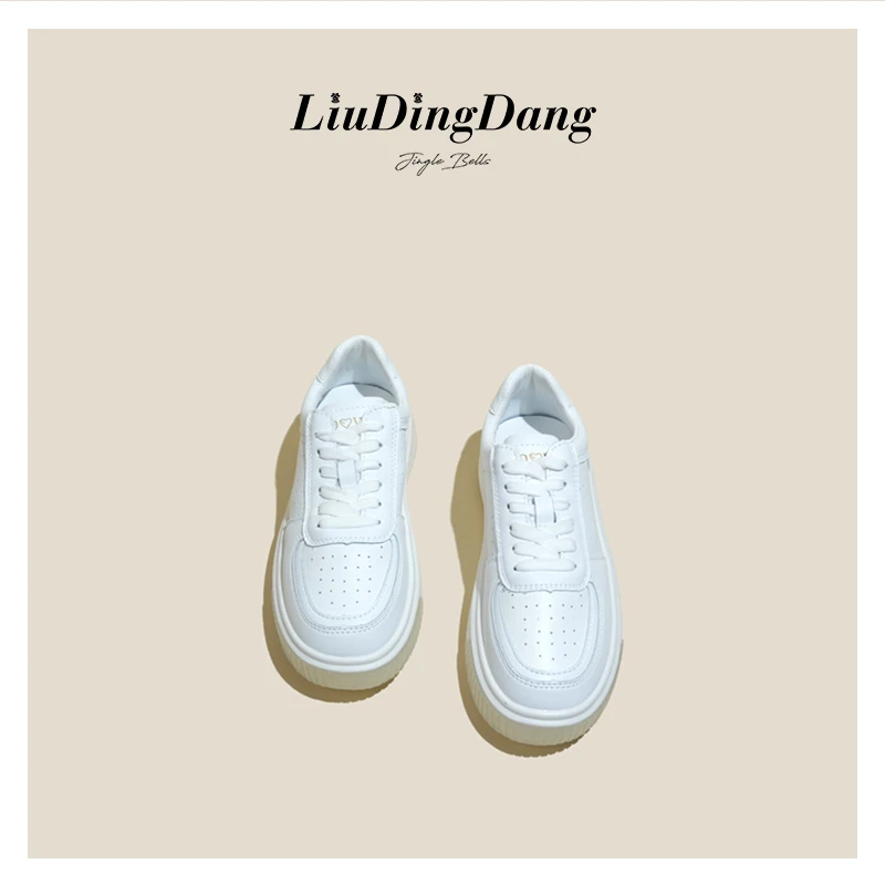 【刘叮当女鞋】春季新款小白鞋女韩板运动休闲板鞋平底单鞋8068