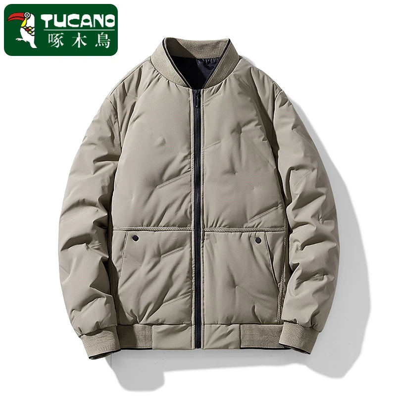 TUCANO/啄木鳥2024秋冬季新款保暖夹克加厚休闲羽绒服男外套百搭
