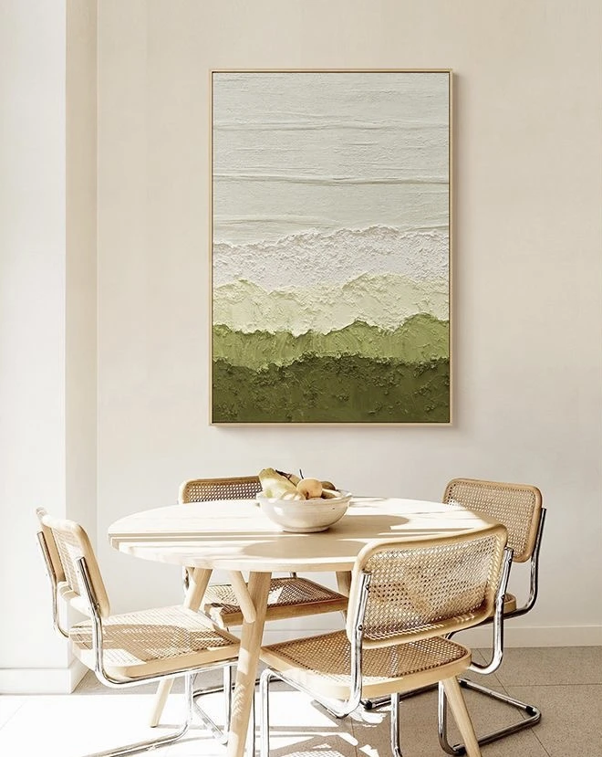 简约现代客厅装饰画纯手绘油画抽象玄关卧室肌理挂画艺术家庭质感