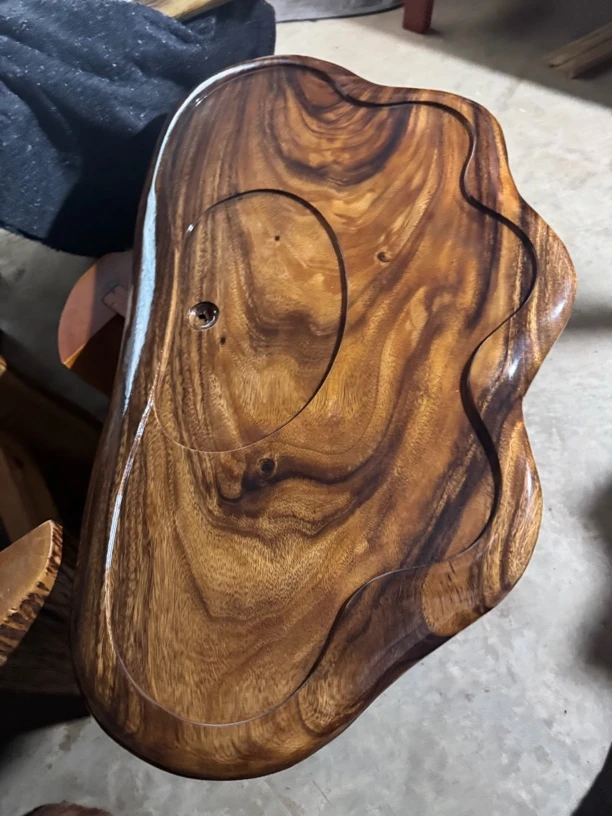 实木茶盘南美胡桃木95505