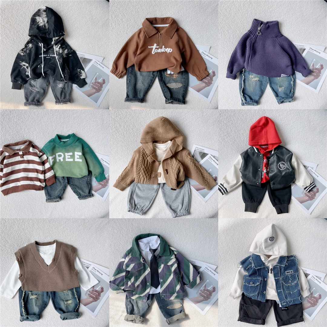 棉逗熊【辣妈秋款四号】男童中大童韩版秋季休闲中大童百搭