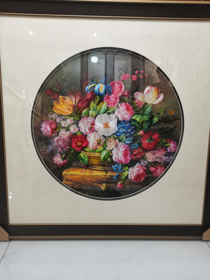 纯手工制作精品苏绣挂画