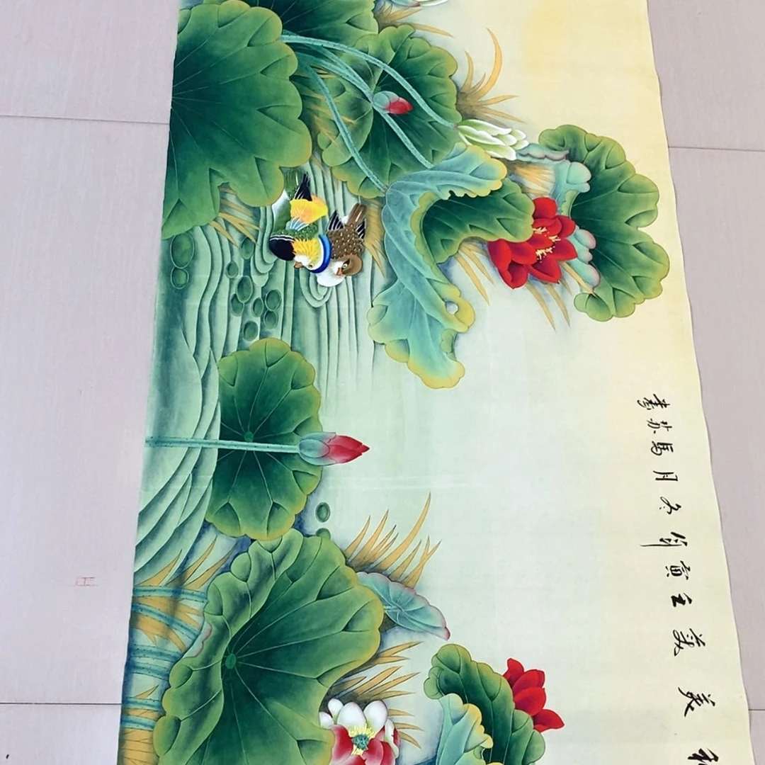 【闪购商品】绘画博*工笔荷花
