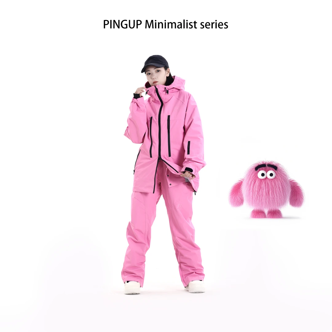 PINGUP Minimalist series 单板滑雪服套装