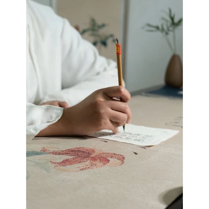 张小凤 彩绘毛毡 毛毡垫书法毛毡布书画文房四宝画毡用品书法垫毛