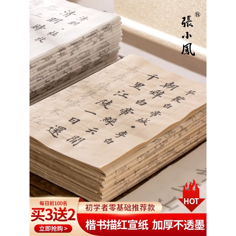 张小凤 临摹字帖宣纸练字初学者毛笔书法专用毛笔字毛笔字帖兰亭