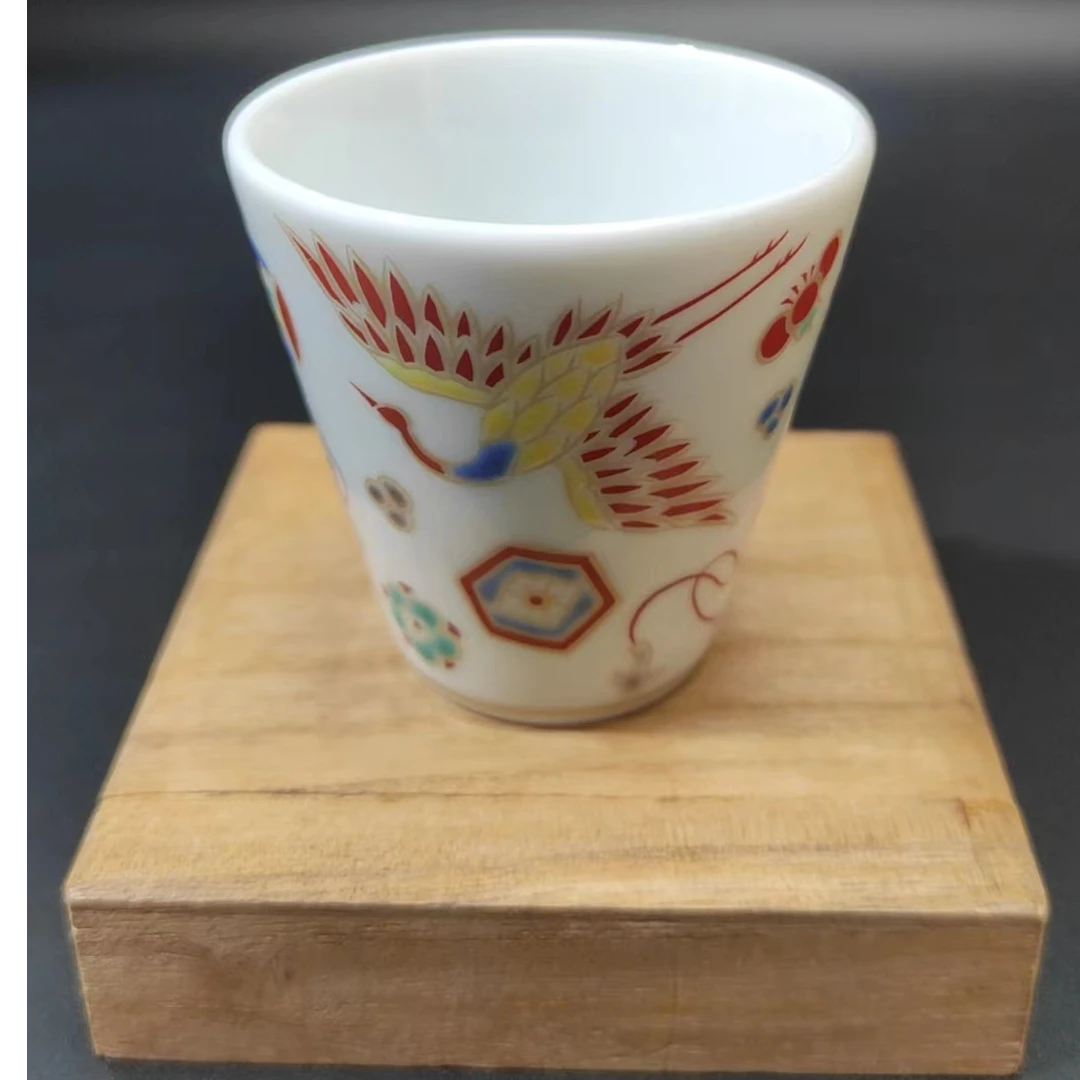 《九谷青郊一口杯 》日本进口九谷烧青郊一口杯主人杯 四款可选