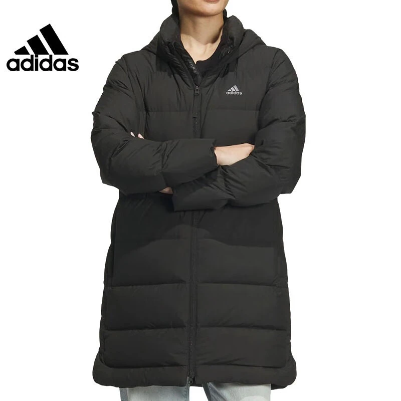 586[]Adidas女冬季户外运动休闲连帽羽绒服外套IL8938