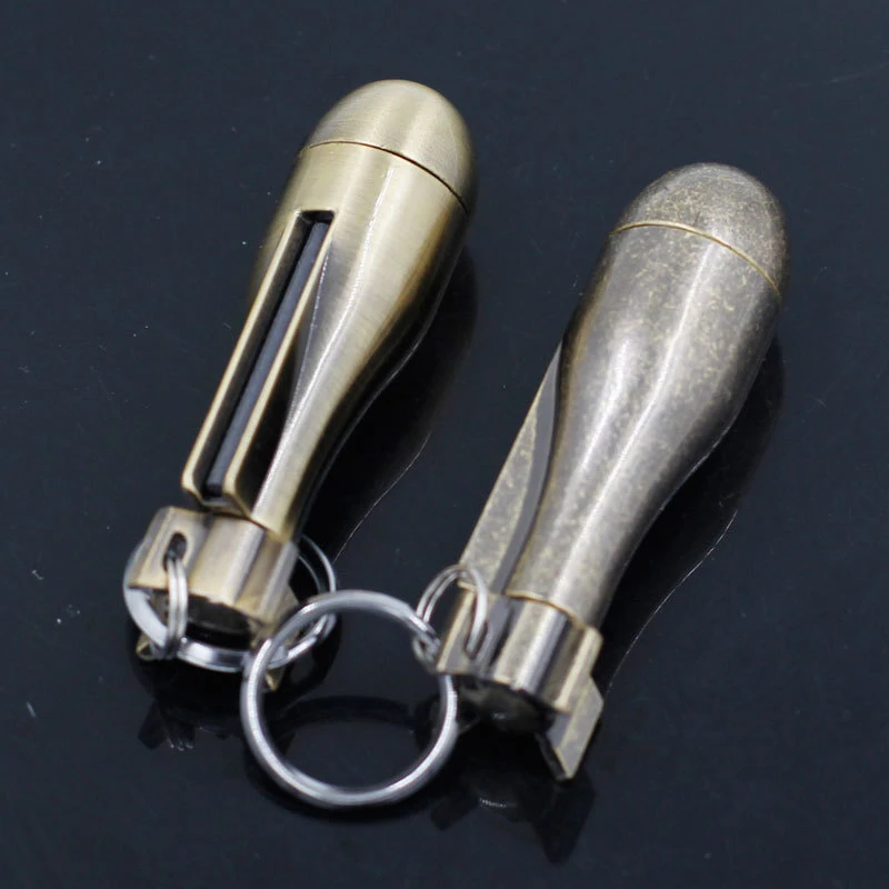 海豚万次火柴 HY628创意金属万次火柴带钥匙扣挂件火柴批发sm1