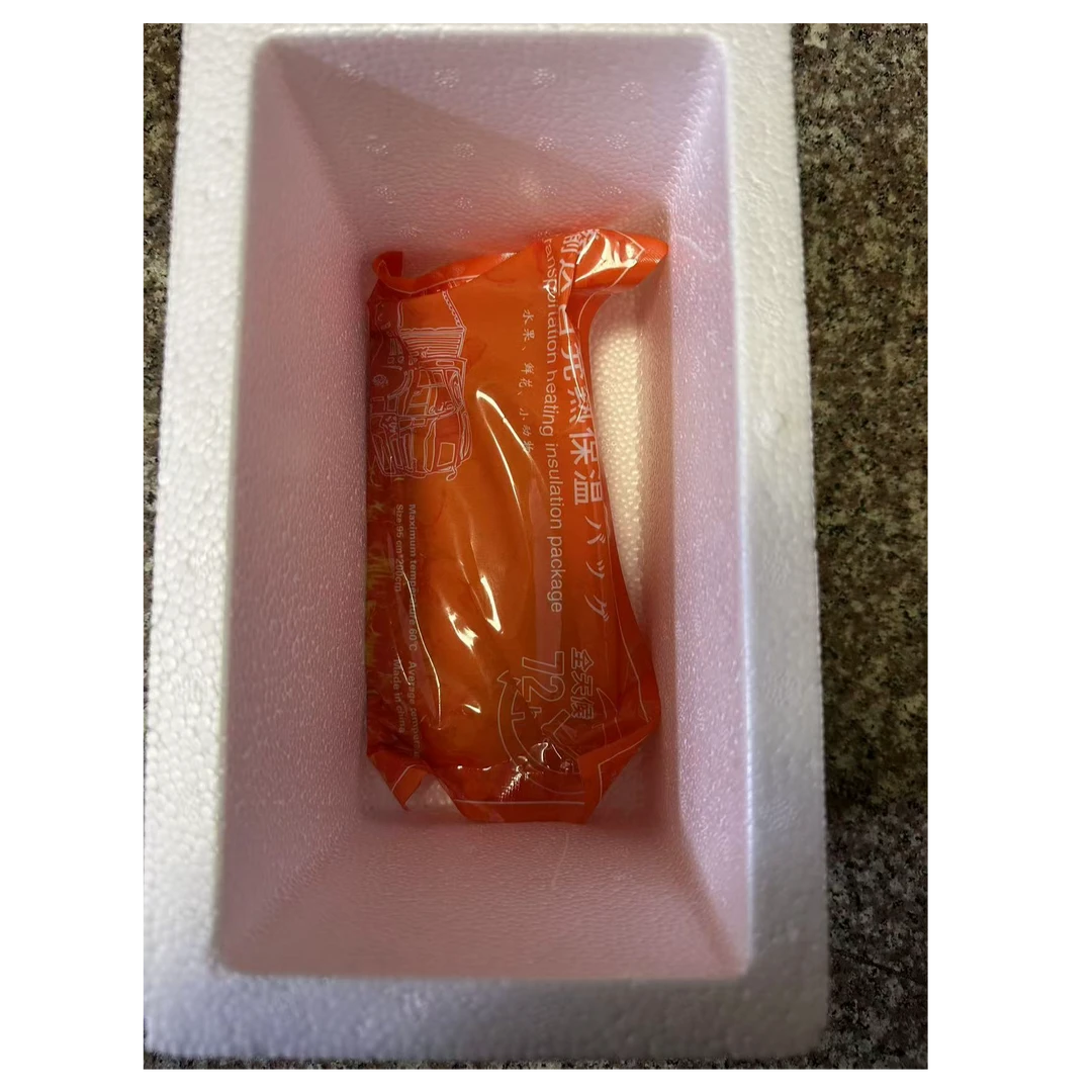 寒冷地区泡沫箱+加热包链接