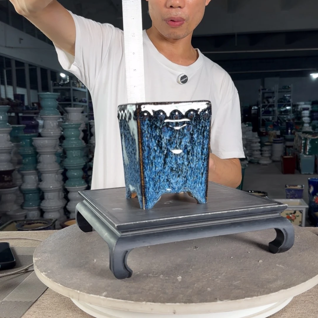 红陶20CM（含）-50CM（不含）一风堂石湾盆陶瓷