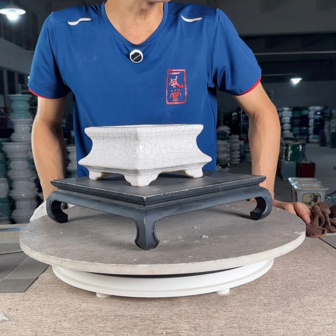 红陶20CM（含）-50CM（不含）一风堂石湾盆陶瓷