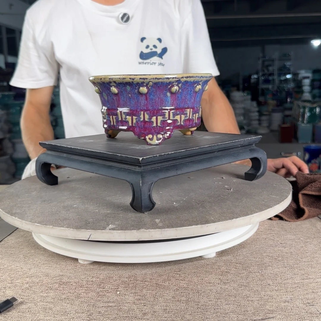 红陶20CM（含）-50CM（不含）一风堂石湾盆陶瓷