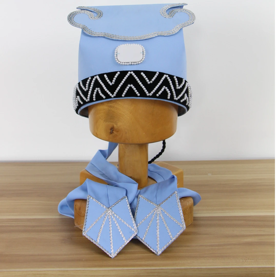 现货戏曲小生方巾硬壳越剧古装舞台演出服饰帽子小生帽秀才百搭