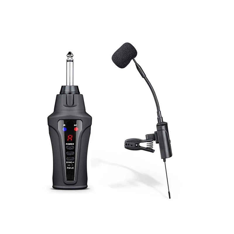 爱尚达萨克斯无线专用麦克风二胡单簧管小提琴长笛拾音器乐器话筒