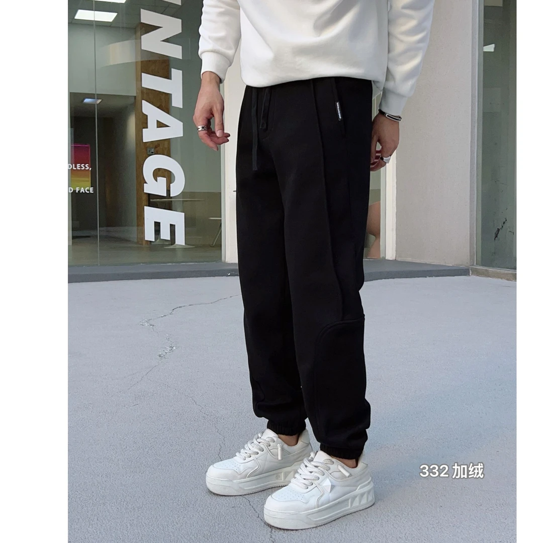 332男士加绒收口裤百搭