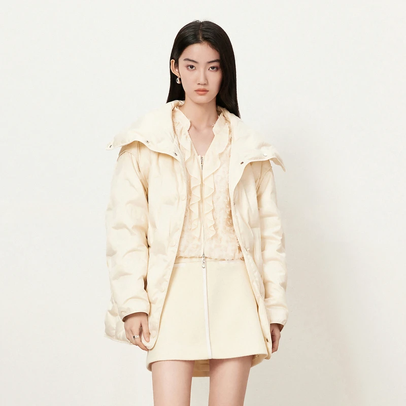 【商场同款】HPLY荷比俪冬季新款轻盈羽绒外套HYD41560382