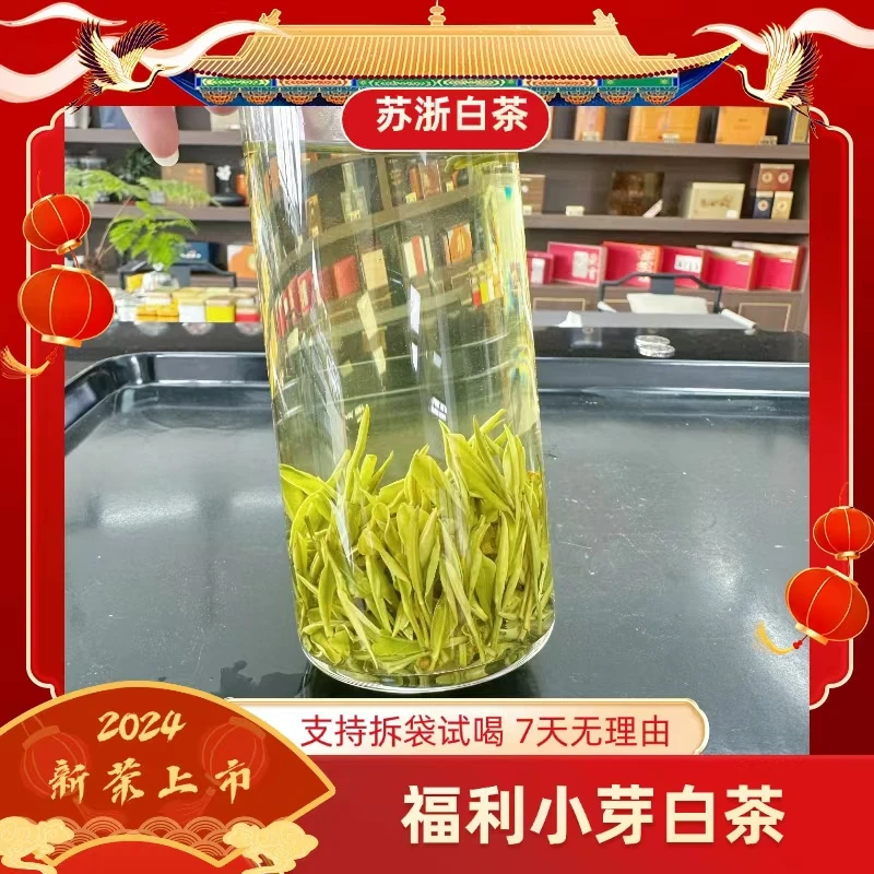 【福利小芽白茶】2024年新茶 安吉核心产区 明前小芽白茶 兰花香