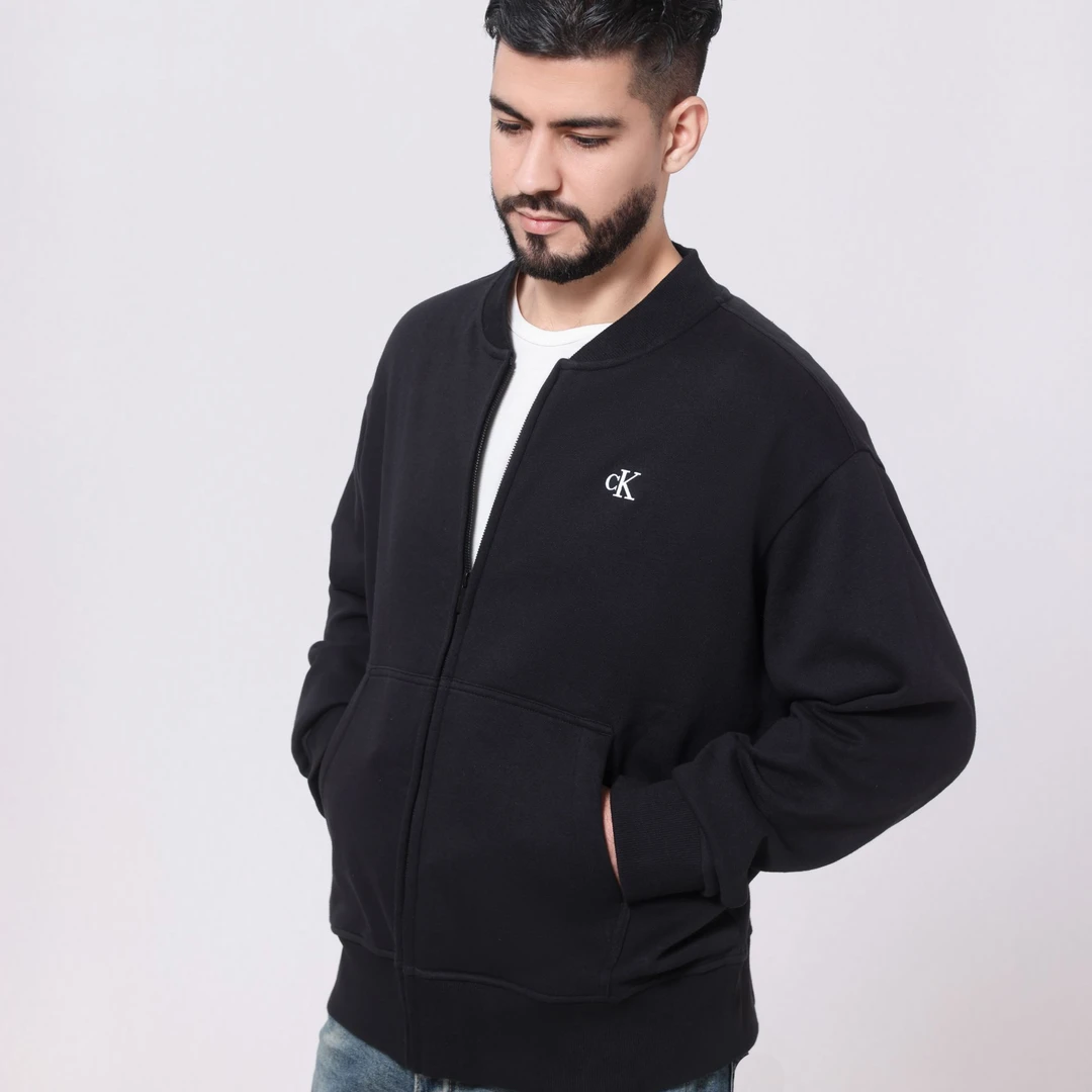 Calvin Klein/卡尔文·克雷恩春季开衫夹克外套男士卫衣40JP239 ZZ