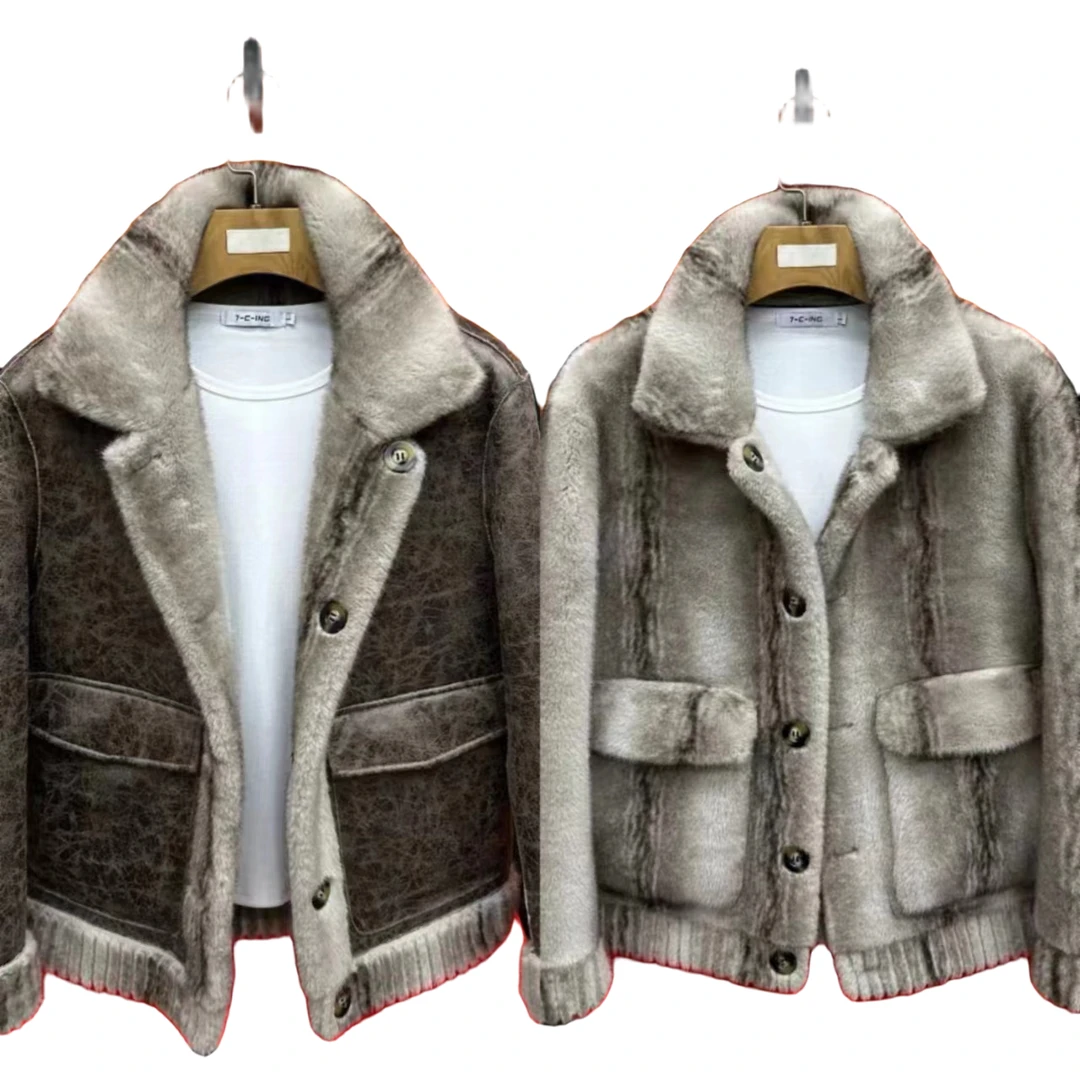 冬季新款757男士保暖休闲时尚百搭轻奢潮流外衣夹克外套男款翻领