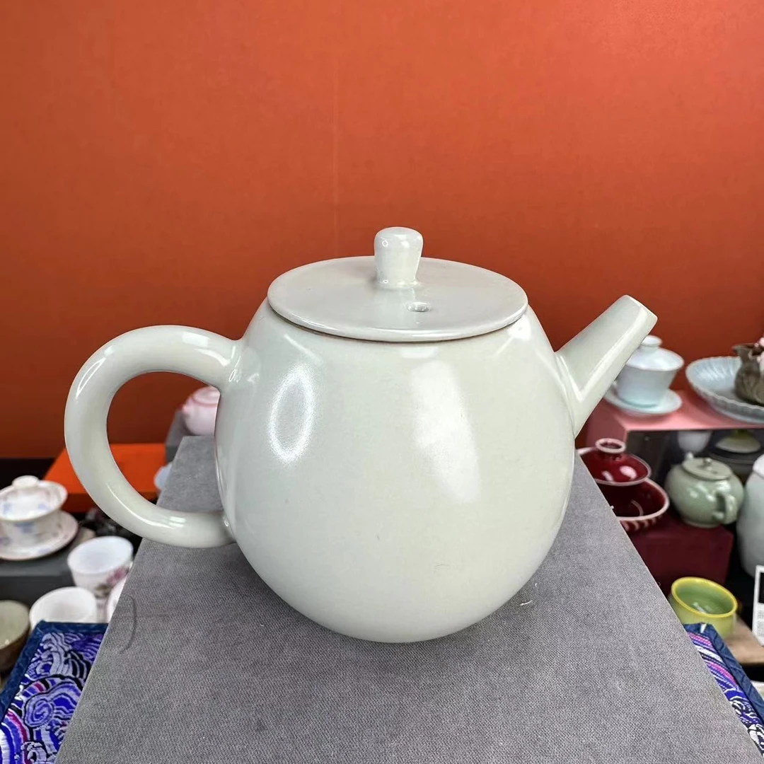 粉青龙蛋壶高端功夫茶具带礼盒精美家用茶具茶壶过滤茶叶