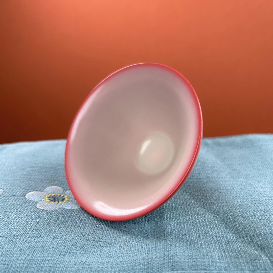 唐琴坊水粉猪油冻斗笠杯缸杯主人杯