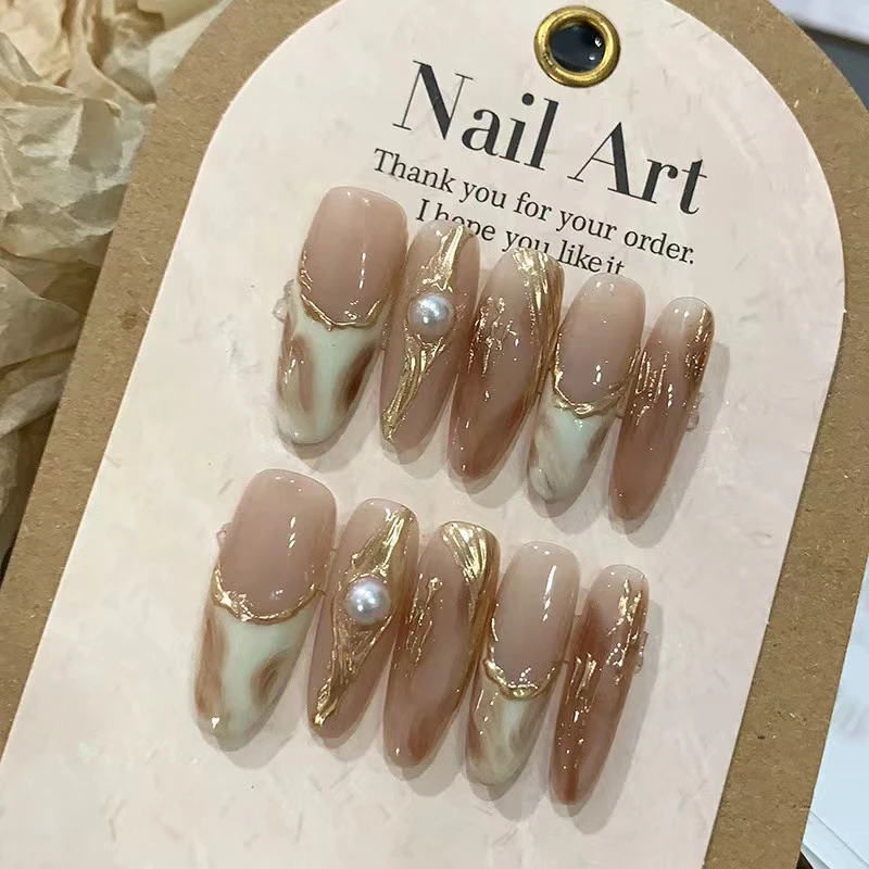 [金子]手工美甲气质穿戴甲