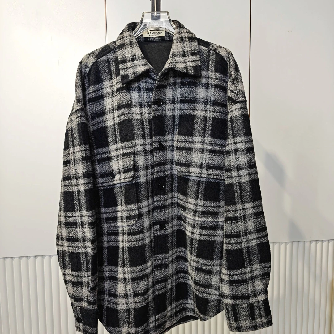 870-4342870 厚款百搭毛呢夹克外套