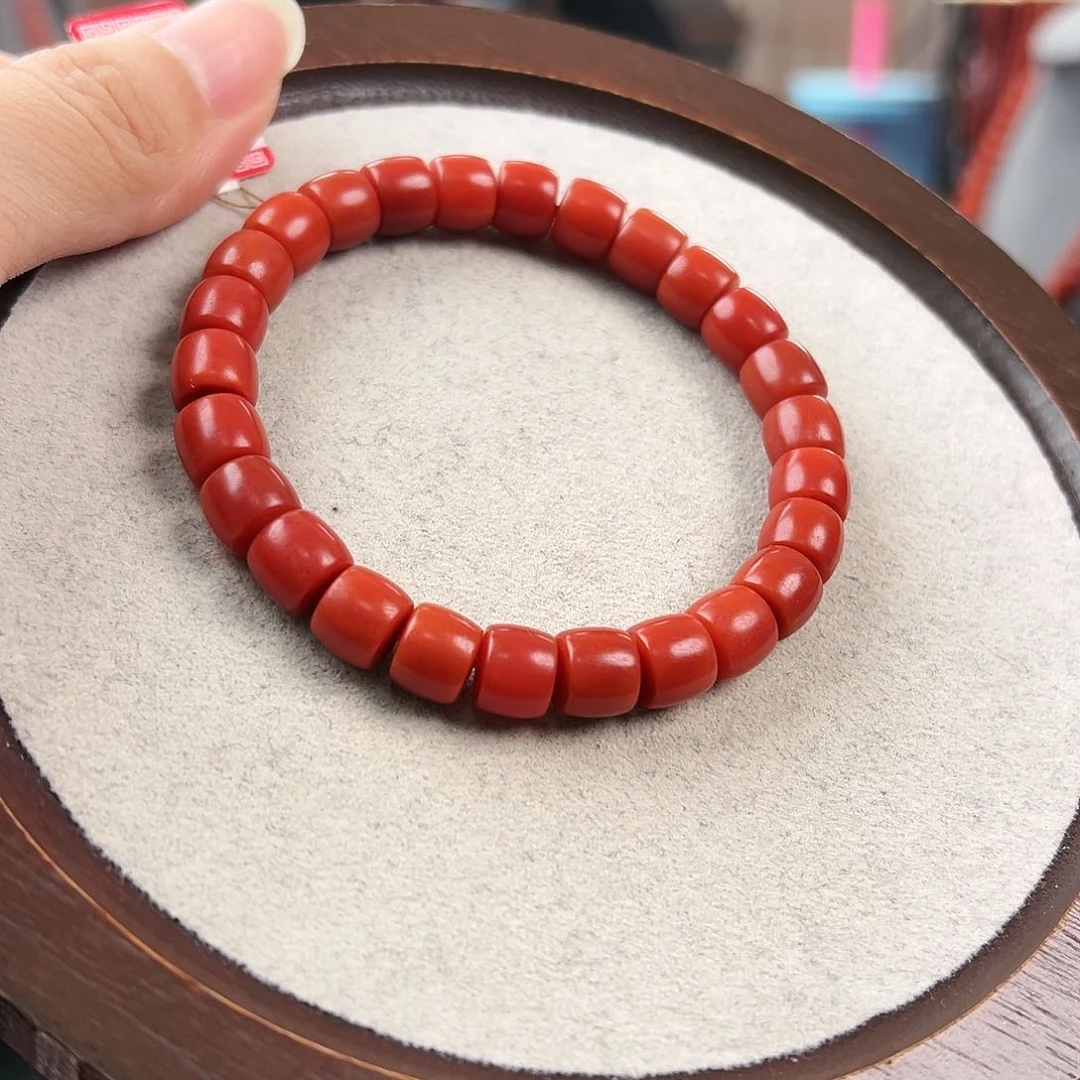 南红玛瑙手串未镶嵌