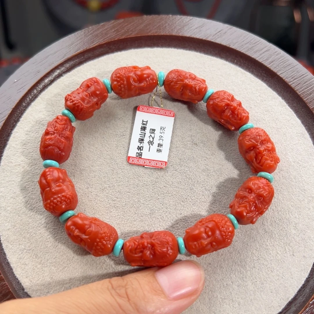 南红玛瑙手串未镶嵌