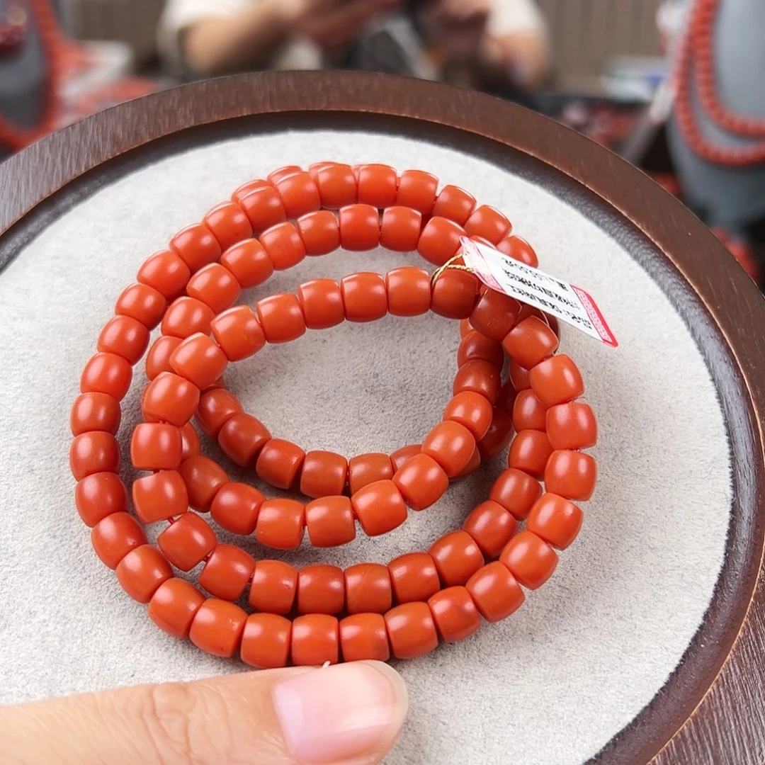 南红玛瑙手串未镶嵌