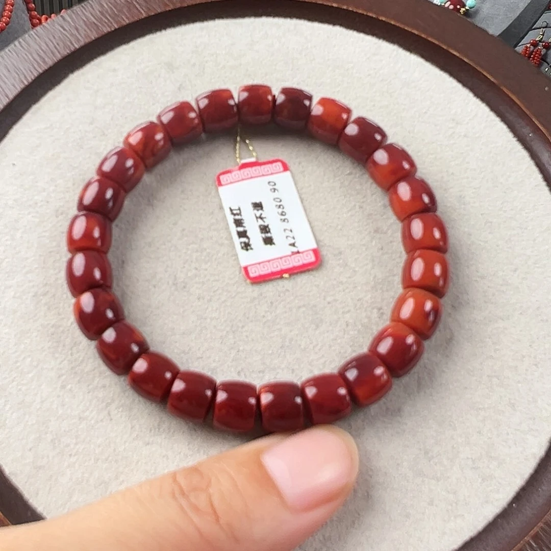 南红玛瑙手串未镶嵌
