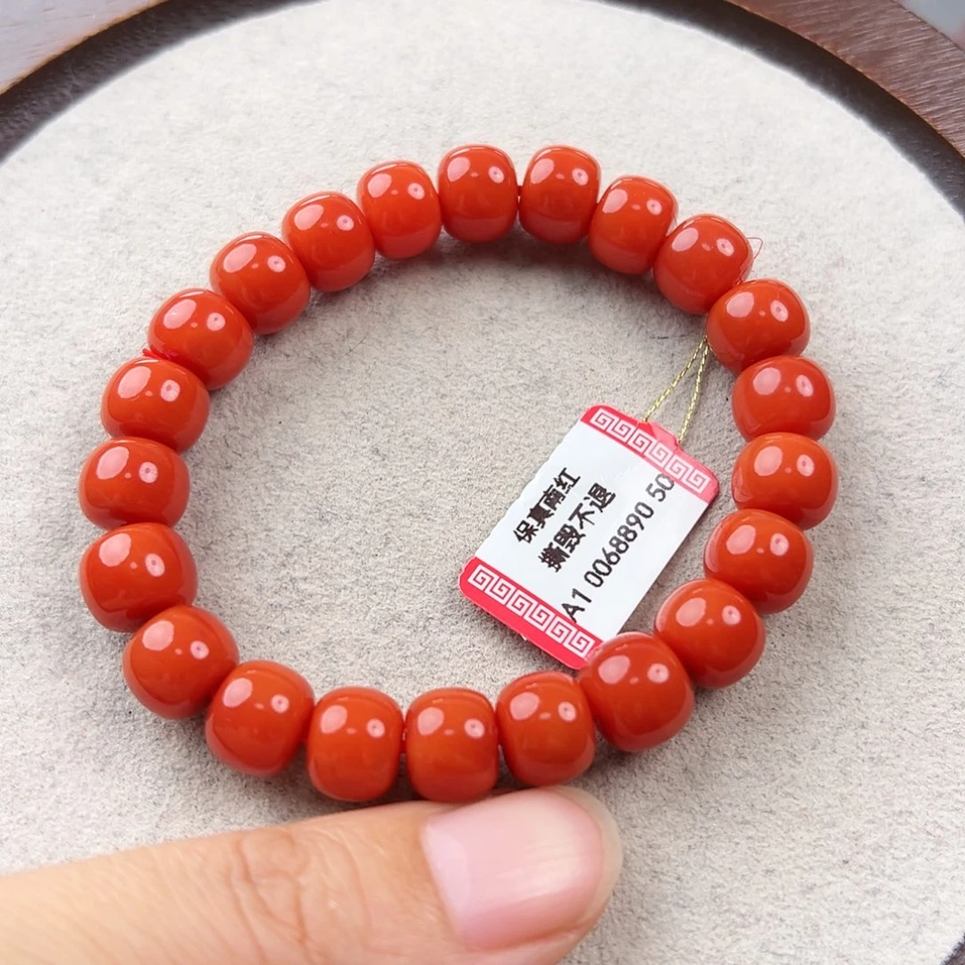 南红玛瑙手串未镶嵌