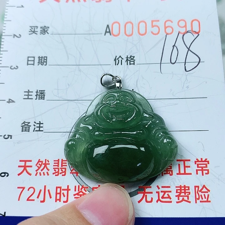翡翠颈饰银S925镶嵌翡翠