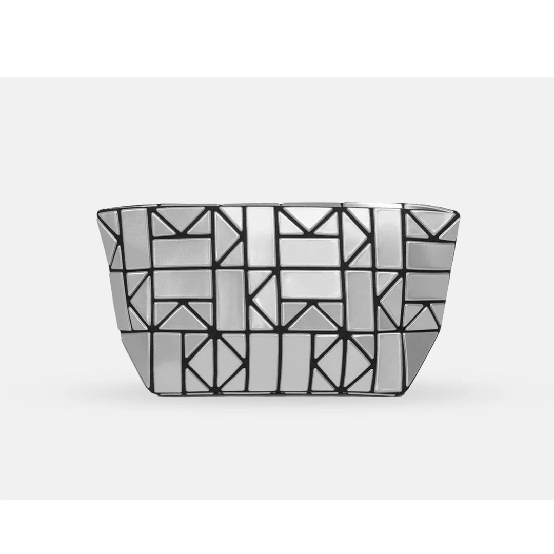 时尚百搭菱形几何格纹镜面化妆包MA4BBHZ0788