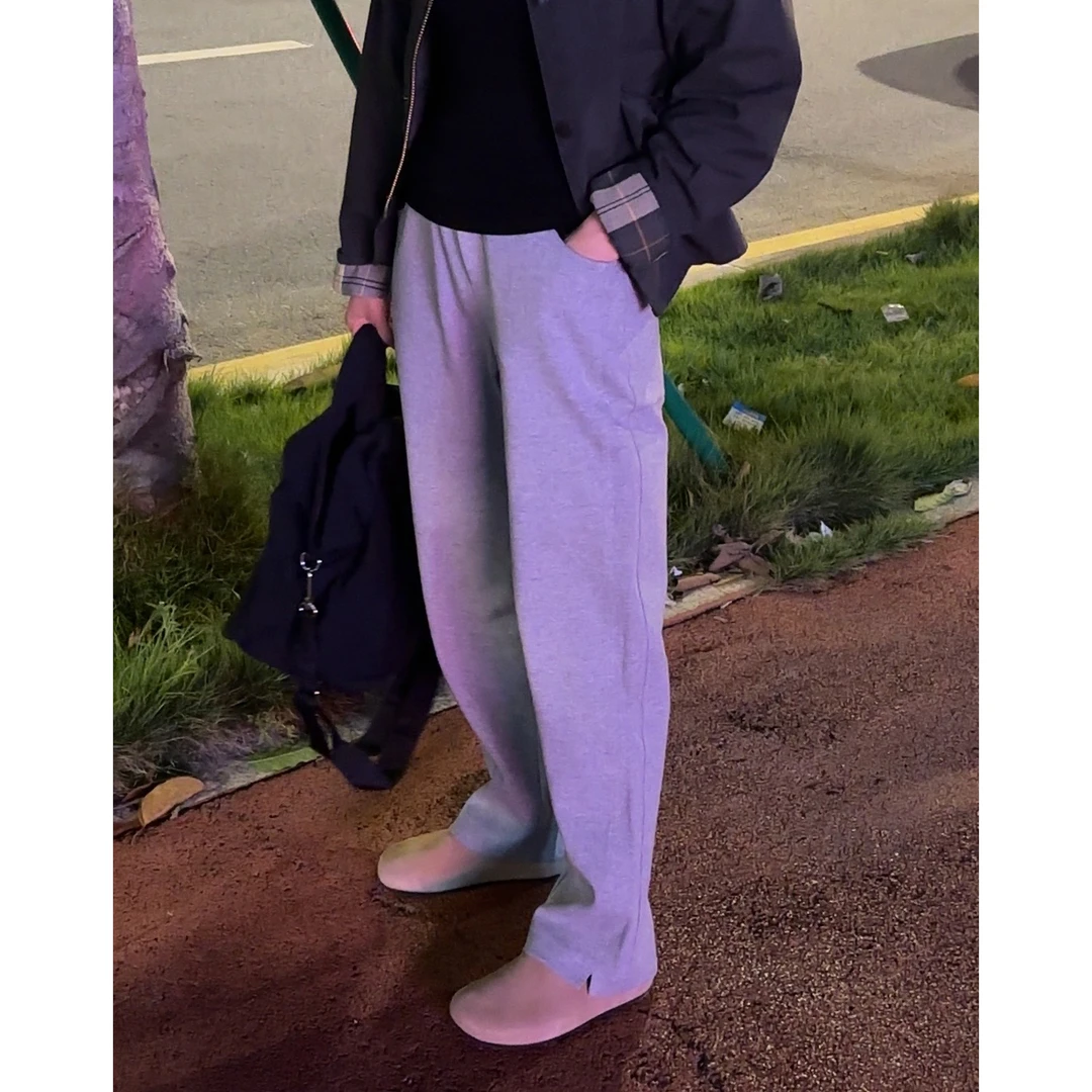 新款运动宽松松紧腰休闲裤307104