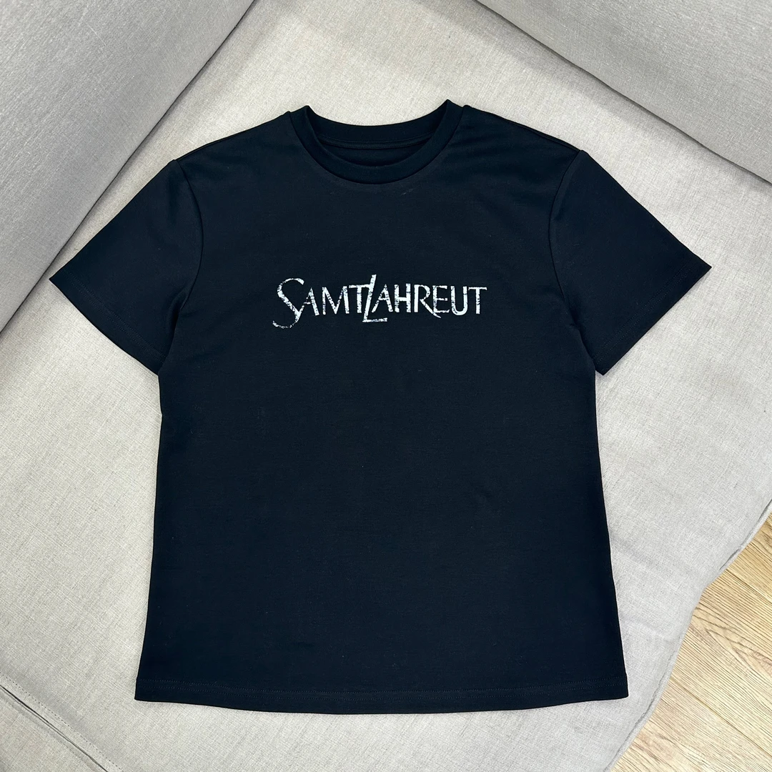 时尚百搭字母印花圆领短袖T恤MA4SYDZ0360