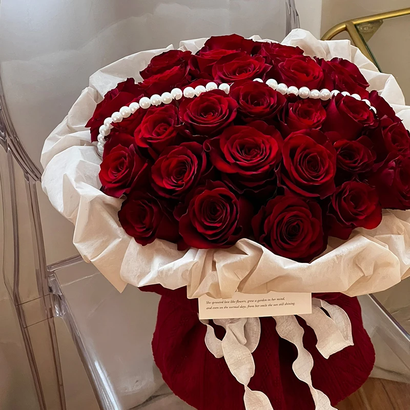全国红玫瑰花束订婚求婚鲜花速递领证成都同城花店配送女友生日