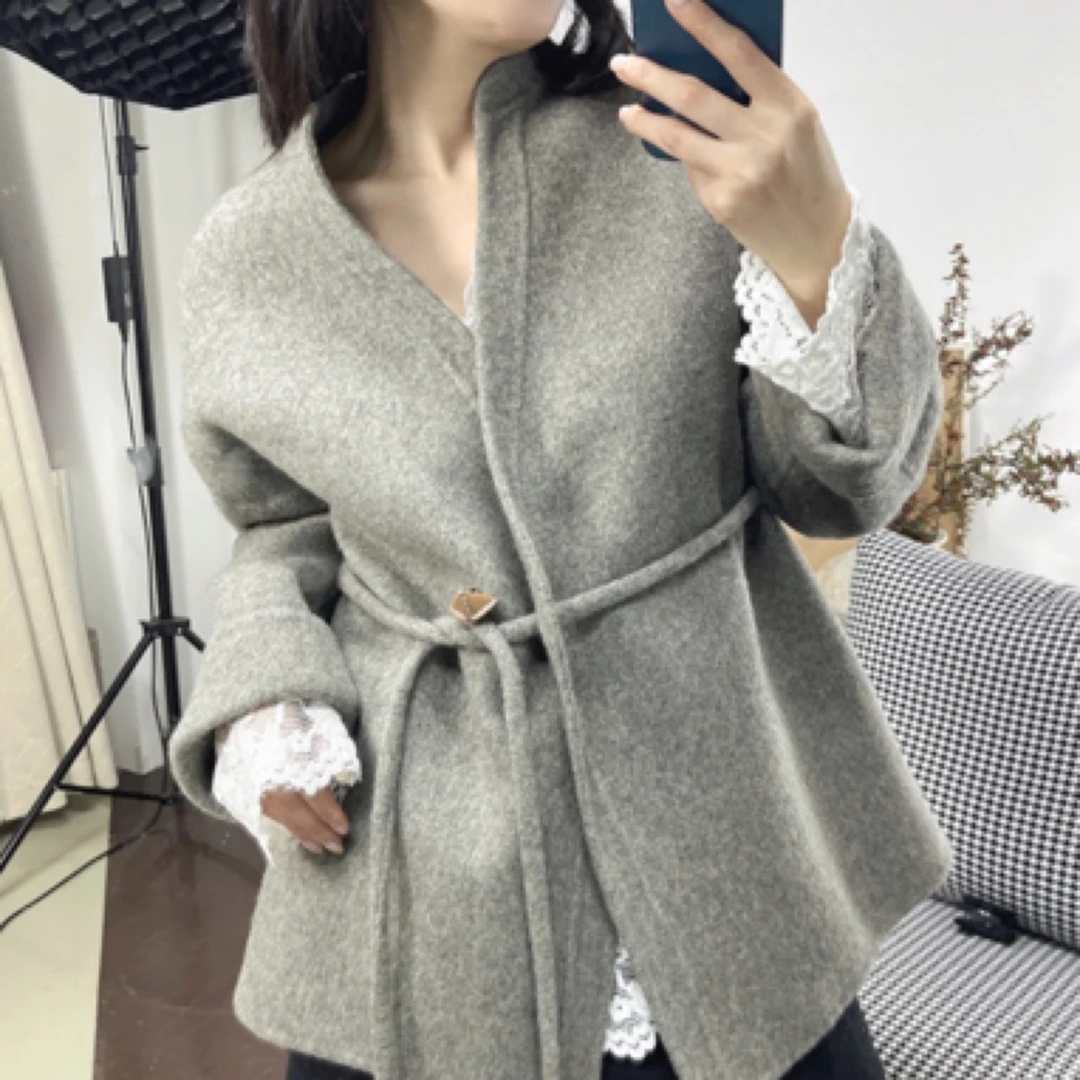 韩丽寒气外套大衣