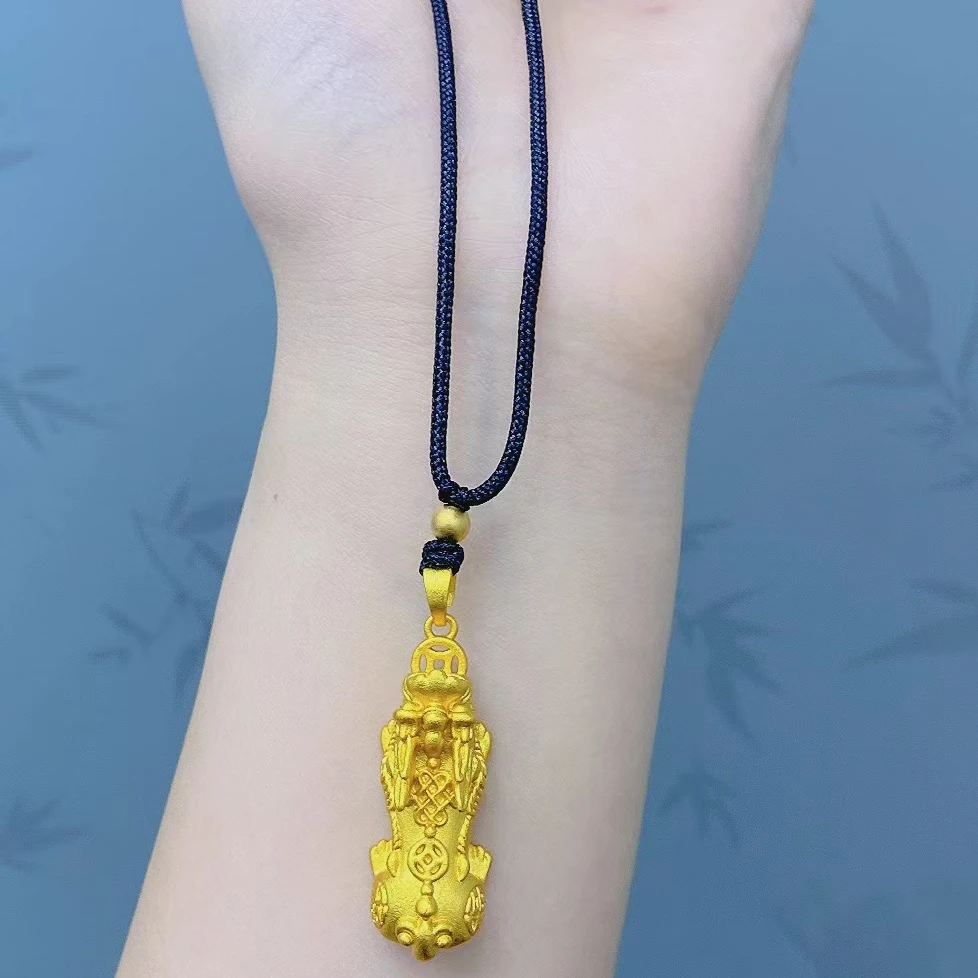 铜合金吊坠 招米貔貅吊坠项链高货
