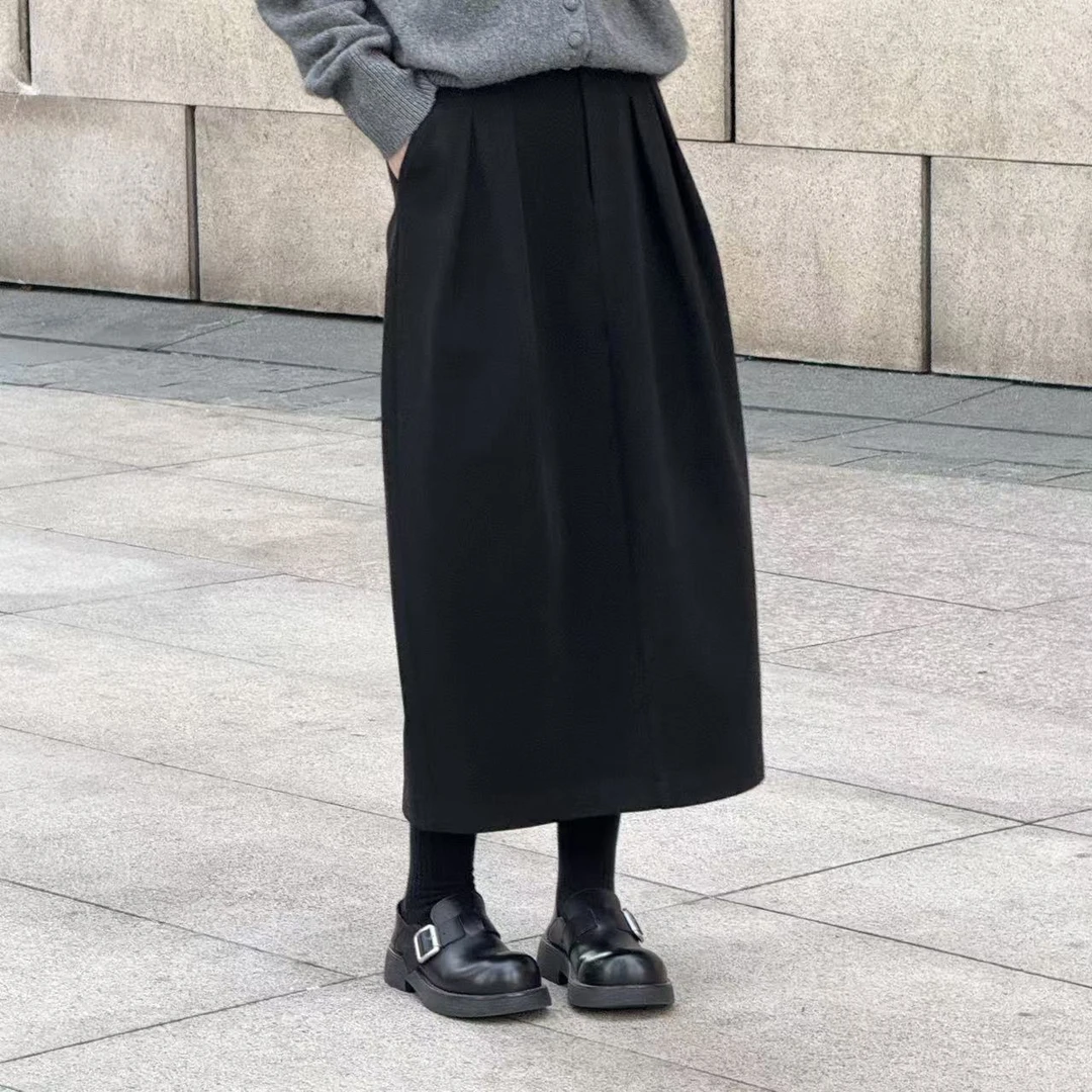 【瑶瑶】秋冬上新百搭新款显瘦半身裙YY2160